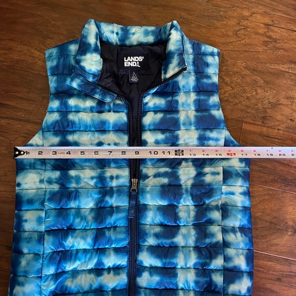 Like New Lands’ End Kids Quilted Puffer Vest Size Large - Picture 8 of 9